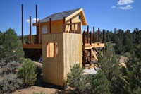Outhouse Framing nearly Complete